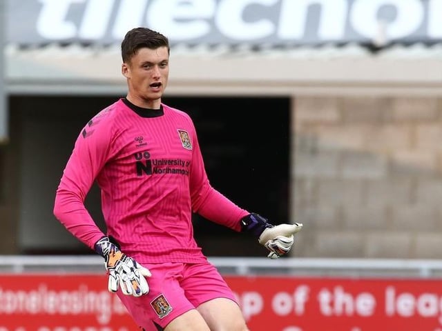 Liam Roberts hasn't missed a minute in the Northampton Town goal.