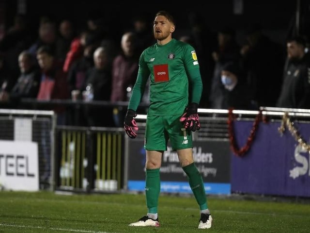Mark Oxley has played 41 games for Harrogate.

Photo: Getty Images