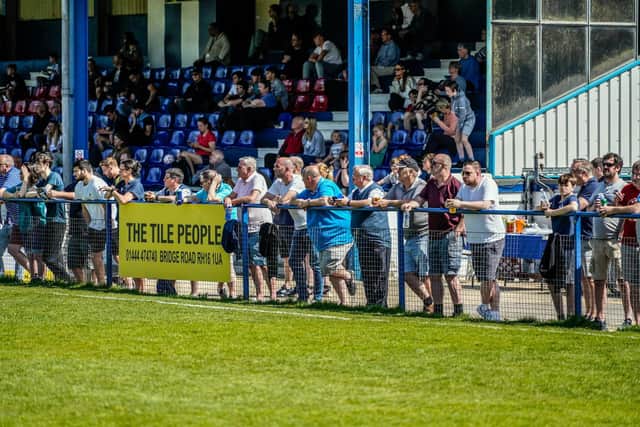 Watching on... but there were no goals for the crowd at Hanbury Park when Heath took on Corinthian / Picture: Ray Turner
