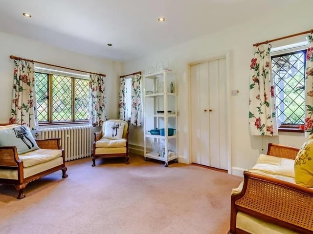 A second sitting room is part of the ground floor accommodation. Picture: Strutt & Parker - Horsham.