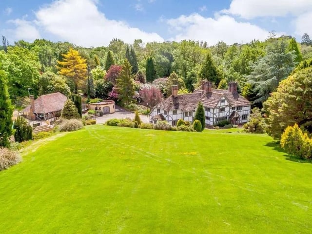 The garden and grounds is about 8.77 acres. Picture: Strutt & Parker - Horsham.