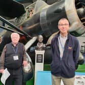 Ed Smith (right) is a volunteer at the museum and former RAF squadron leader.