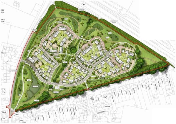 The proposed developments at Hambrook SUS-220422-114531001