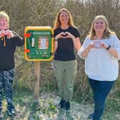 Thanks to Foxy Ladies Running Club, two defibrillators have been installed for hikers, dog walkers, runners and mountain bikers using Cissbury Ring