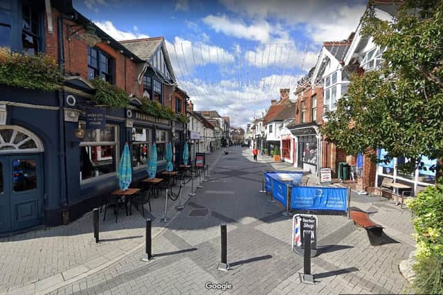 15 pizza restaurants in Horsham, Crawley and Mid Sussex. Horsham East Street. Photo from Google Street View