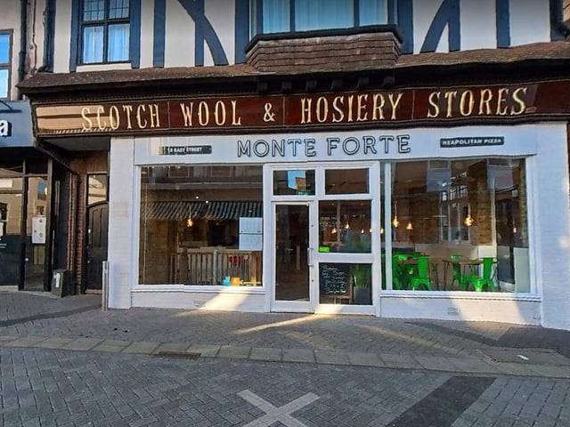 Monte Forte.18 East Street, Horsham, RH12 1HL. 4.5 stars on Trip Advisor. One review said: "best pizza and wonderful attentive staff". Another review said: "best pizza in Horsham".Photo from Google Maps and details from Trip Advisor.