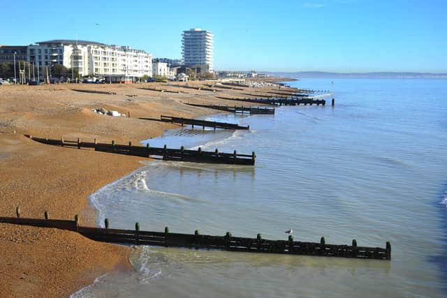The protest against Southern Water will be happening on Worthing seafront. Pic: Steve Robards