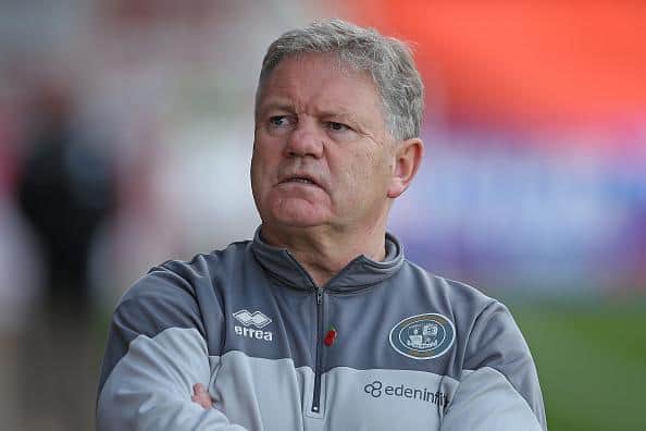 Crawley Town manager John Yems