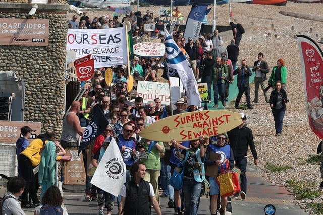 Surfers Against Sewage protest, Worthing