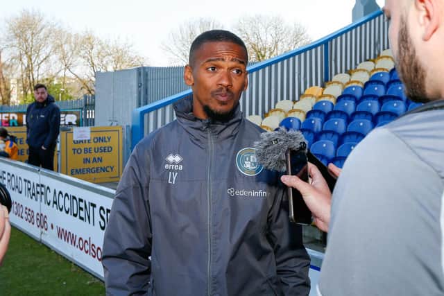 Lewis Young after the Mansfield Town defeat. Picture by Chris Holloway