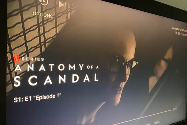 Anatomy of a scandal, Netflix
