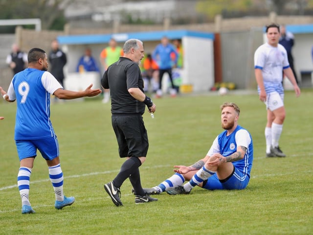 Images from Shoreham's 1-1 SCFL division one draw with Roffey at Middle Road / Pictures: Stephen Goodger