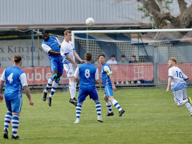 Images from Shoreham's 1-1 SCFL division one draw with Roffey at Middle Road / Pictures: Stephen Goodger