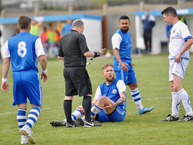 Images from Shoreham's 1-1 SCFL division one draw with Roffey at Middle Road / Pictures: Stephen Goodger