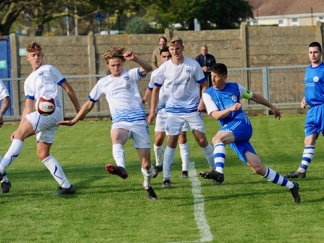 Images from Shoreham's 1-1 SCFL division one draw with Roffey at Middle Road / Pictures: Stephen Goodger