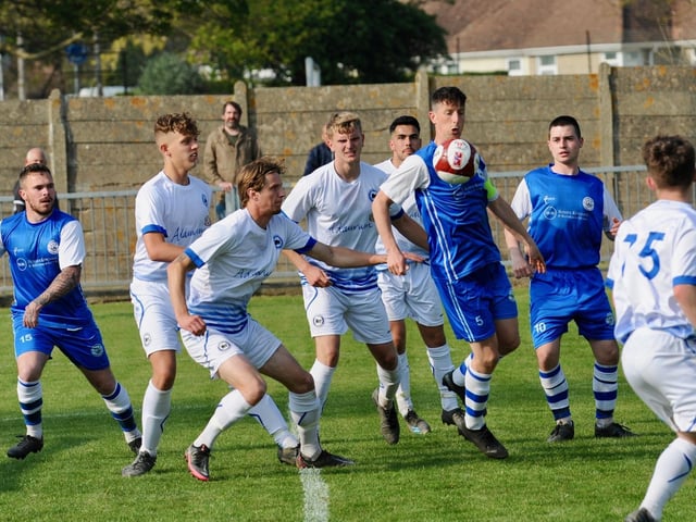 Images from Shoreham's 1-1 SCFL division one draw with Roffey at Middle Road / Pictures: Stephen Goodger