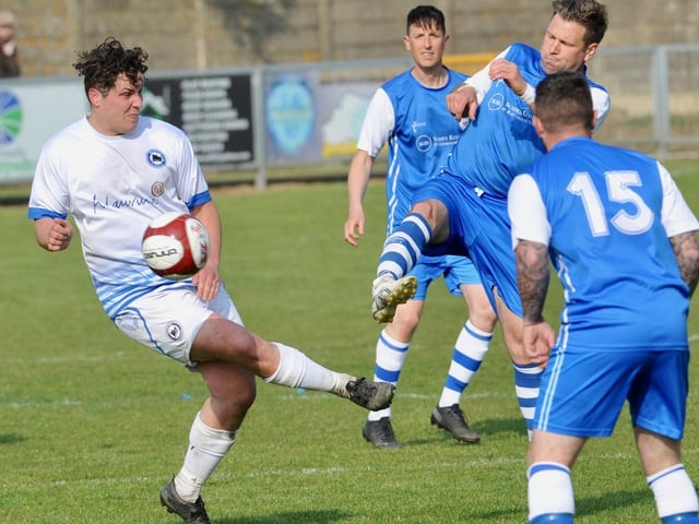 Images from Shoreham's 1-1 SCFL division one draw with Roffey at Middle Road / Pictures: Stephen Goodger