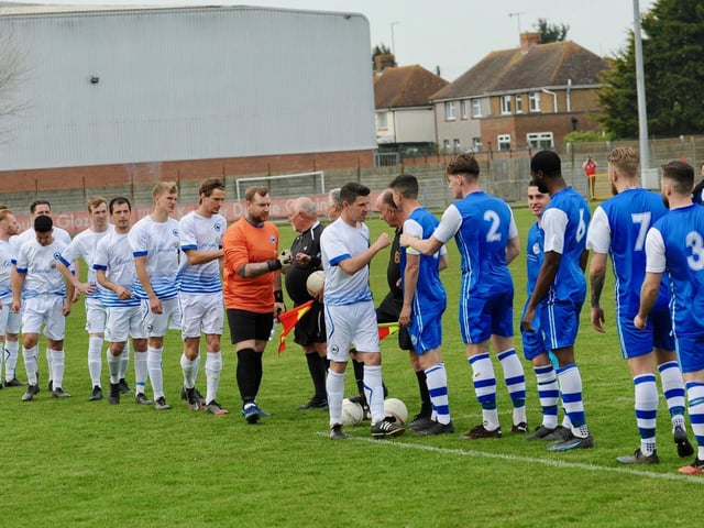 Images from Shoreham's 1-1 SCFL division one draw with Roffey at Middle Road / Pictures: Stephen Goodger