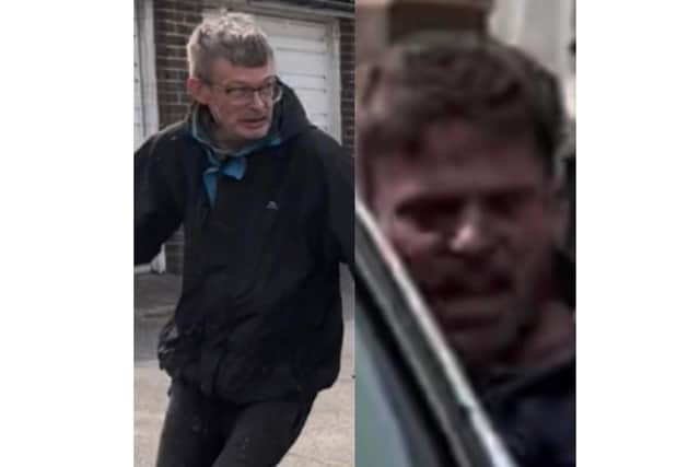 Police have released images of two men they would like to speak to in connection with an assault and burglary in Crawley. Photo: Sussex Police