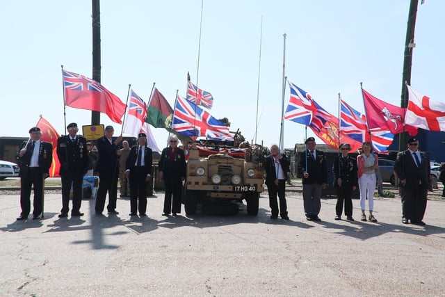 Military Vehicle Run in Hastings Old Town. Photo by Roberts Photographic. SUS-220425-070048001
