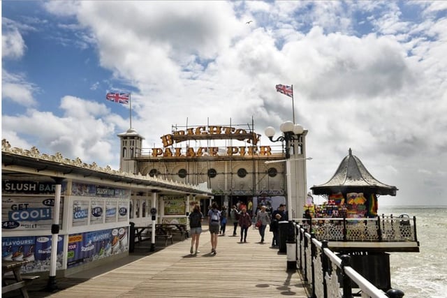 Brighton's Palace Pier features in the ITV detective drama Grace which is on at 8pm  on Sunday night