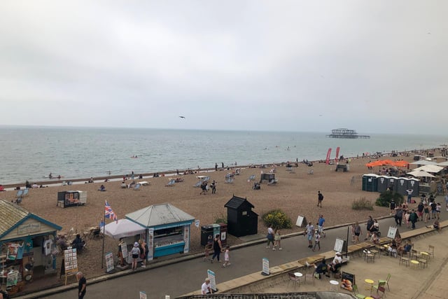 Brighton seafront features often during the second series of Grace on ITV