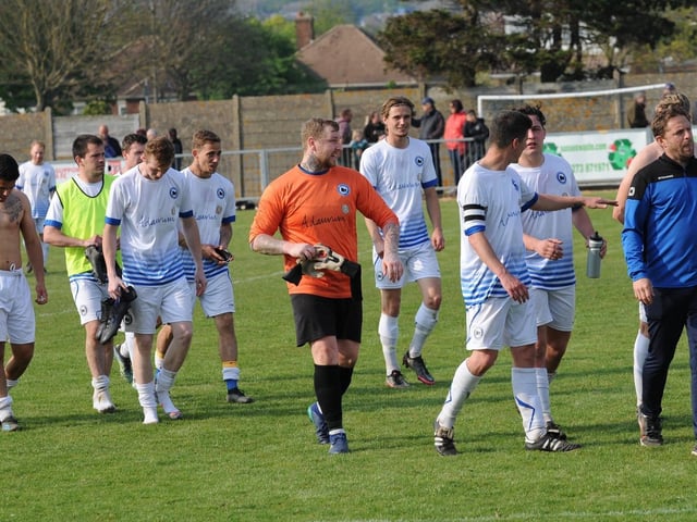 Images from Shoreham's 1-1 SCFL division one draw with Roffey at Middle Road / Pictures: Stephen Goodger