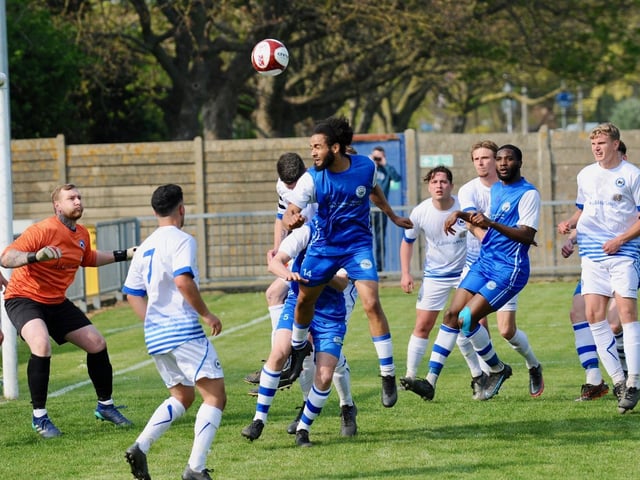 Images from Shoreham's 1-1 SCFL division one draw with Roffey at Middle Road / Pictures: Stephen Goodger