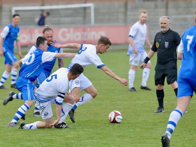 Images from Shoreham's 1-1 SCFL division one draw with Roffey at Middle Road / Pictures: Stephen Goodger