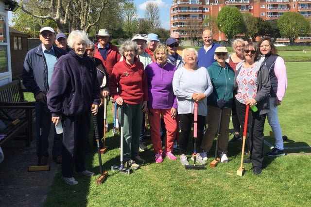 Pictured here are members of Compton Croquet Club, which meets in the Saffrons Sports Grounds.  The club is holding an open day on May 14, from 2pm to 5pm, for everyone interested to come along and try their hand at the game. SUS-220425-155108001