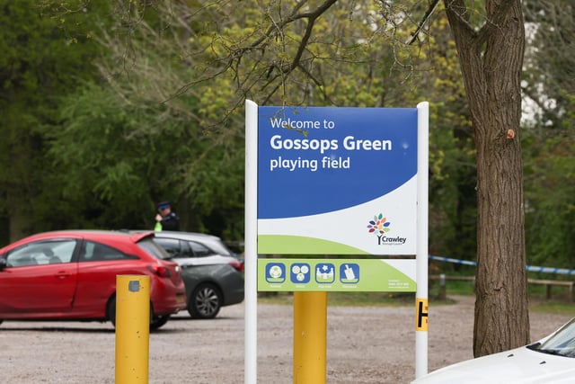 The Police have been in Gossops Green since the early hours of this morning.