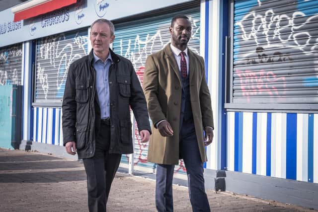 John Simm returns as Brighton-based Detective Superintendent Roy Grace alongside Richie Campbell who plays DS Glenn Branson, for a second series of ITV 
crime drama, Grace