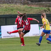 Lewes Women in action earlier in the season against Sunderland / Picture: James Boyes