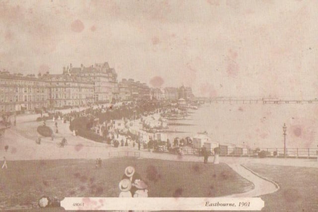 Eastbourne seafront in 1901