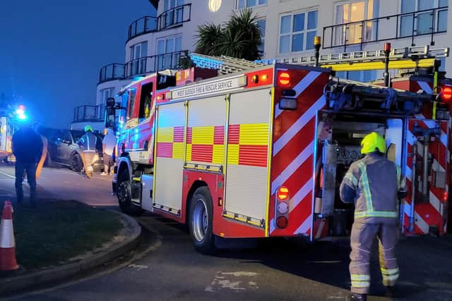 The emergency services were called to a fire in Butlin's this morning.
Image contributed by a reader