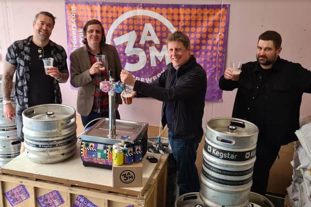 Councillor James MacCleary with 3AM Brewery - who will be making a debut appearance at this years festivals