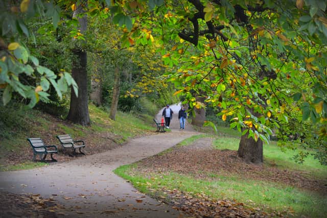Alexandra Park in Hastings pictured in autumn, 27/10/21 SUS-211027-150537001