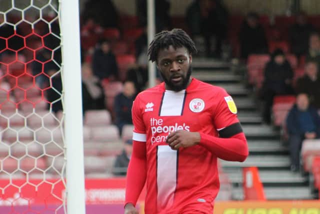 Remi Oteh was back in the starting line-up for Crawley Town