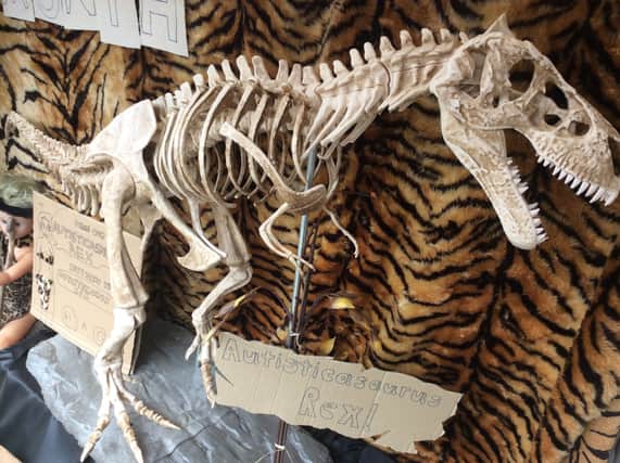This T-Rex skeleton model will go to the person who comes up with the best name