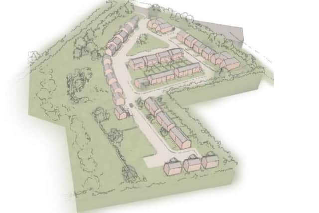 Illustrative layout of the proposed Ringmer homes