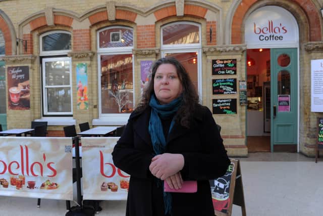 Isabella Friedman owner of Bella's Cafe at Eastbourne Train Station (Photo by Jon Rigby) SUS-171201-001437008