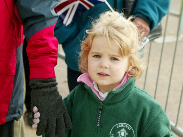 JPCT 24 October 2003 Queen visits Horsham. The Carfax C3440549a -photo by Steve Cobb ENGSUS00120120202152634