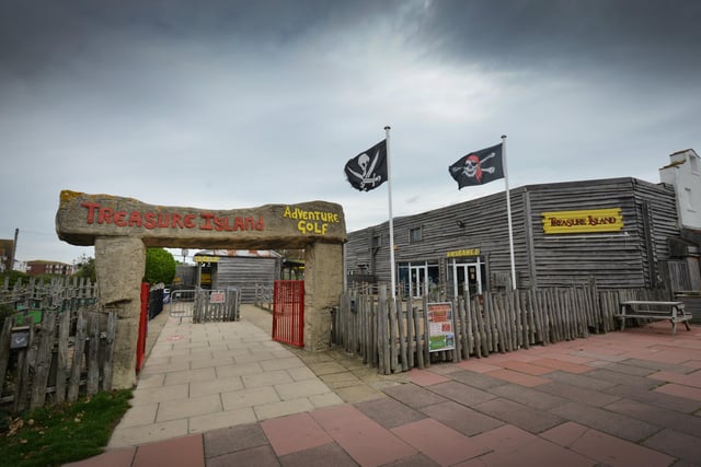 Rated 5: Treasure Island at Royal Parade, Eastbourne, East Sussex; rated on March 23