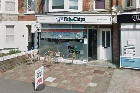 Rated 5: LJ’s Fish and Chips at 263 Seaside, Eastbourne, East Sussex; rated on March 22 (pic Eastbourne - LJ’s Fish and Chips)