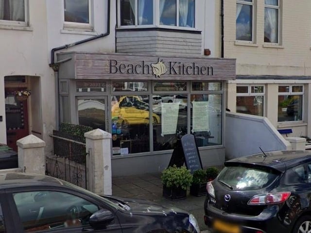 Rated 5: The Beach Kitchen at 56 Beach Road, Eastbourne, East Sussex; rated on March 22