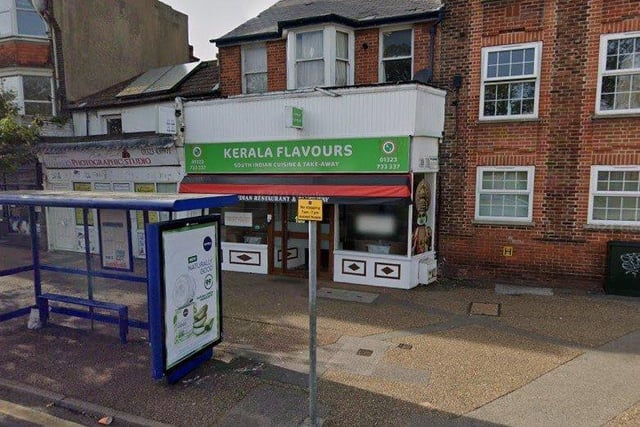Rated 4: Kerala Flavours at 166 Seaside, Eastbourne, East Sussex; rated on January 31 (photo by Google Maps)