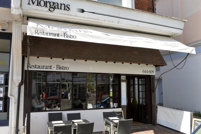 Rated 5: Morgan’s Bistro Ltd at 119 South Street, Eastbourne, East Sussex; rated on March 18 (photo by Jon Rigby)