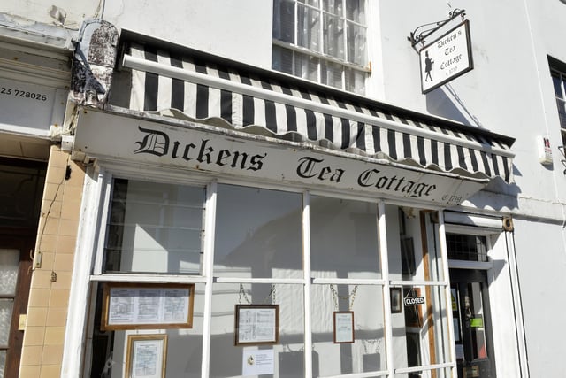 Rated 5: Dickens Tea Room at 5 South Street, Eastbourne, East Sussex; rated on March 18 (photo by Jon Rigby)