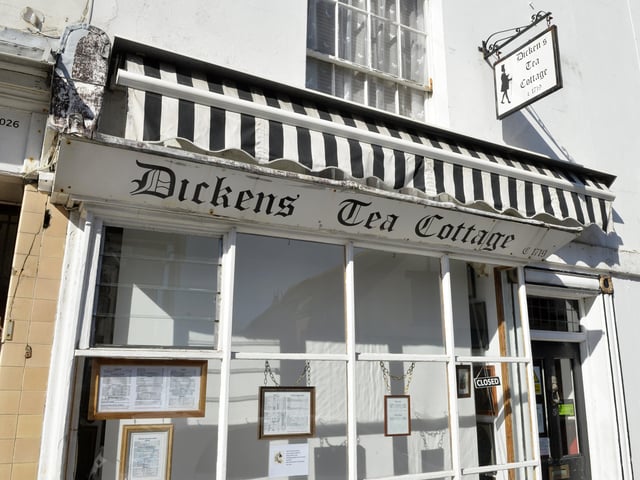 Rated 5: Dickens Tea Room at 5 South Street, Eastbourne, East Sussex; rated on March 18 (photo by Jon Rigby)