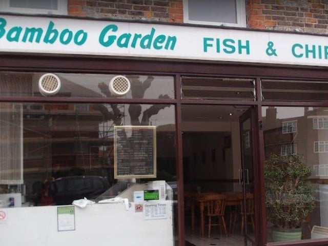 Rated 5: Bamboo Garden Fish and Chips at 311 Seaside, Eastbourne, East Sussex; rated on March 22 (photo from Google Maps) SUS-220429-122413001